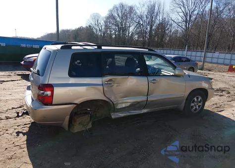 2005 Toyota Highlander V6 z USA, uszkodzony, nr VIN JTEDP21AX50043909